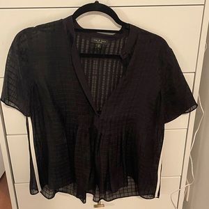 Rag and Bone black t shirt